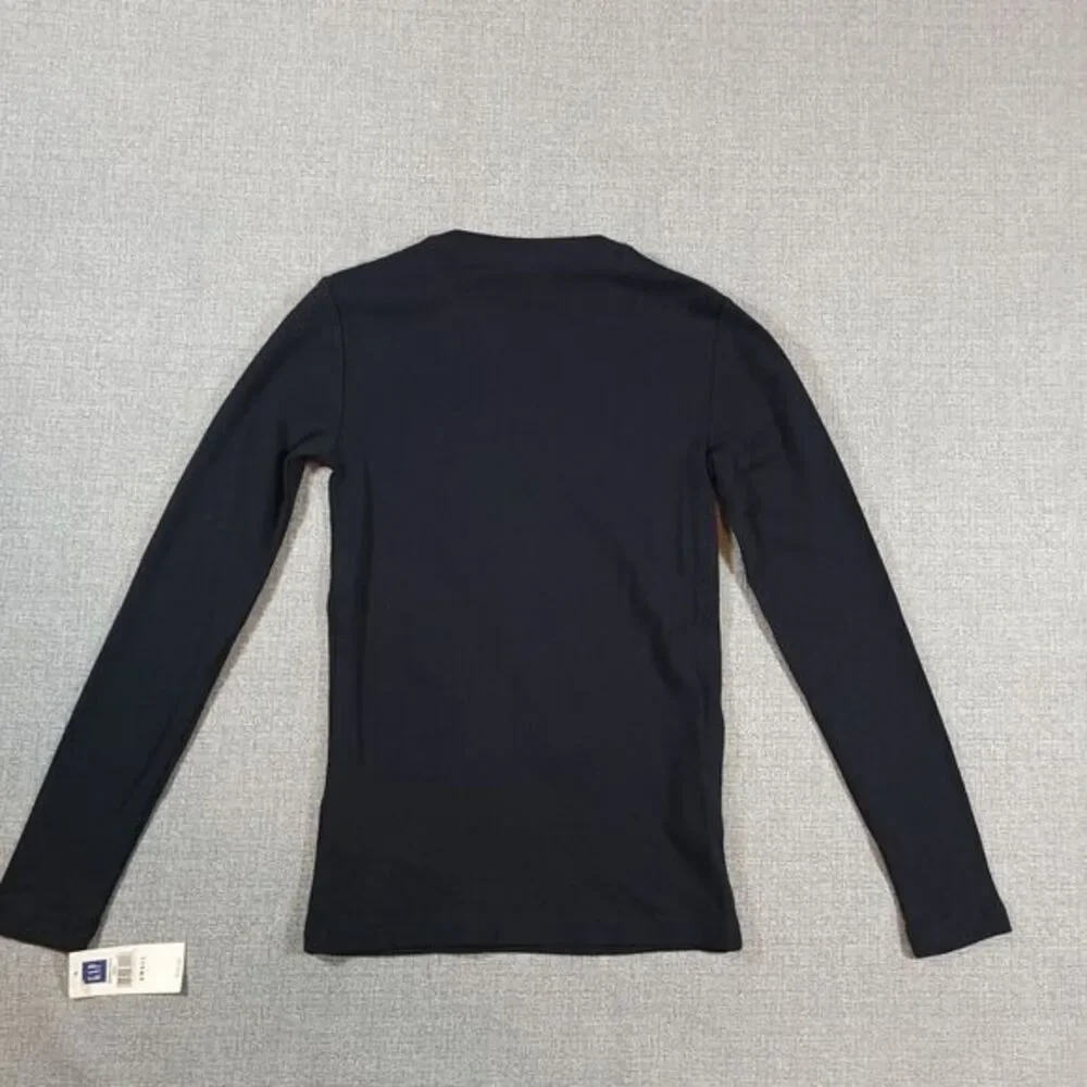 Gap Shirt Big Kids‎ Small Long Sleeve Black New